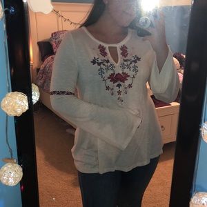FRANCESCAS- embroidered top